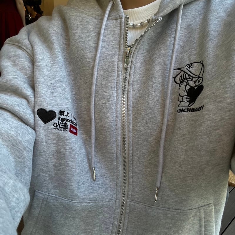 punchbaby fullzip hoodie | kaoyorinakami punchbaby fullzip hoodie | kaoyorinakami