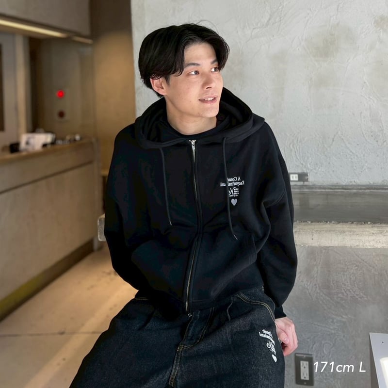 Connie short zip hoodie | kaoyorinakami