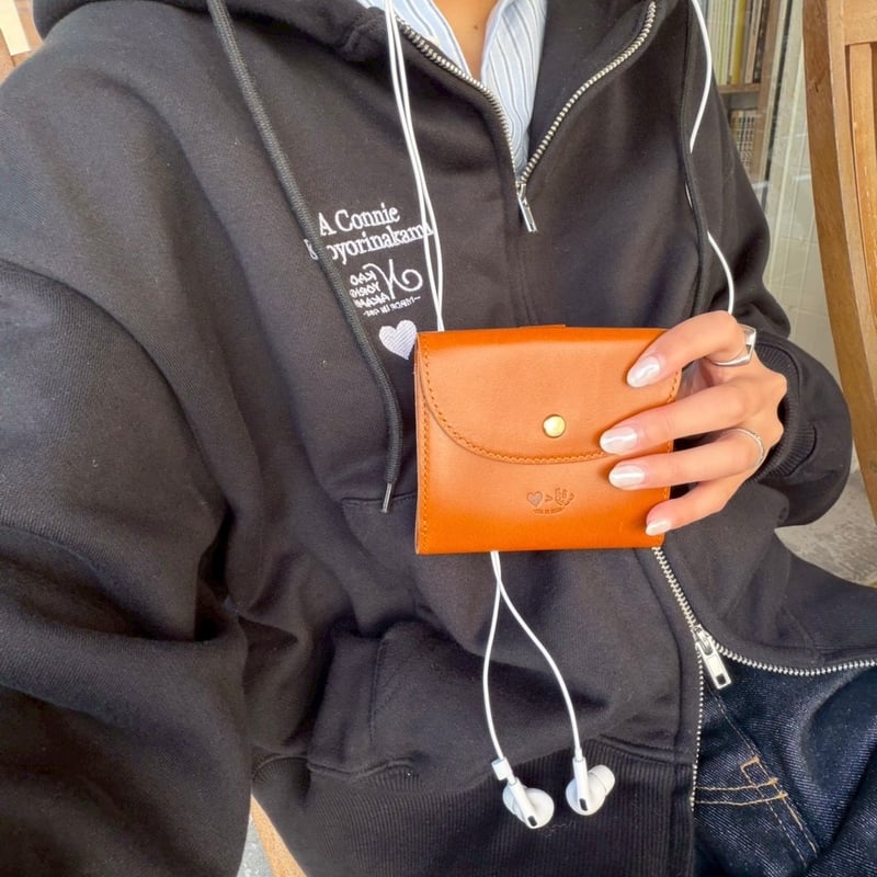 ☺︎<❤︎ leather wallet | kaoyorinakami