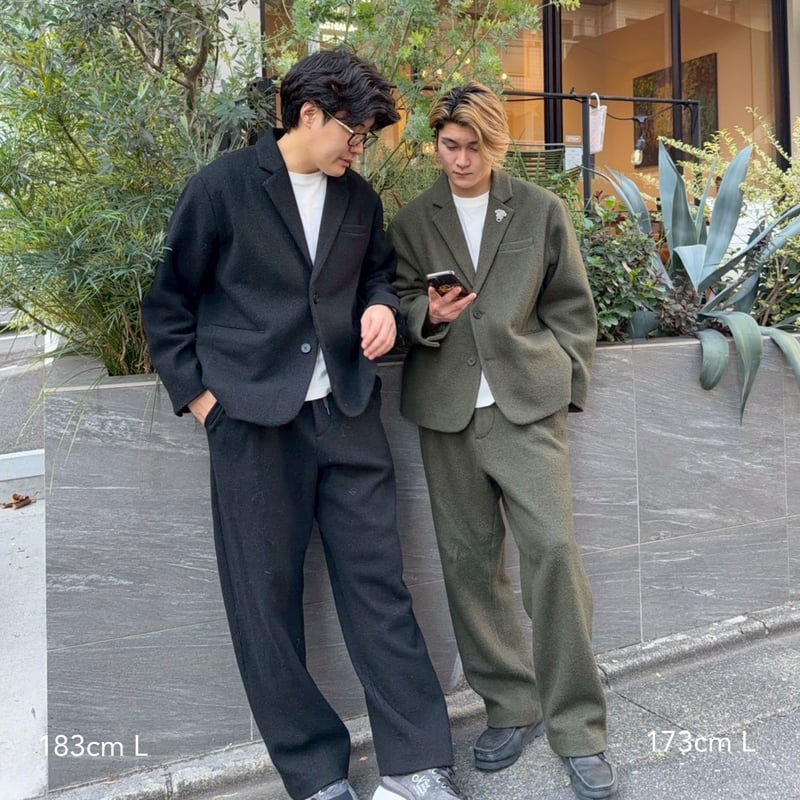 wool tailored jacket | kaoyorinakami