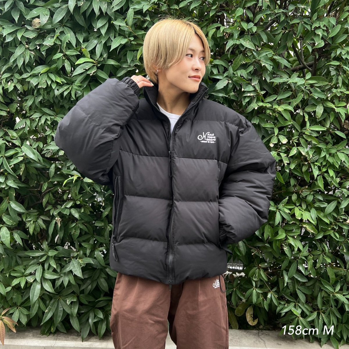 Kaoyorinakami panel blouson パネルブルゾン　ダウン panel blouson | kaoyorinakami