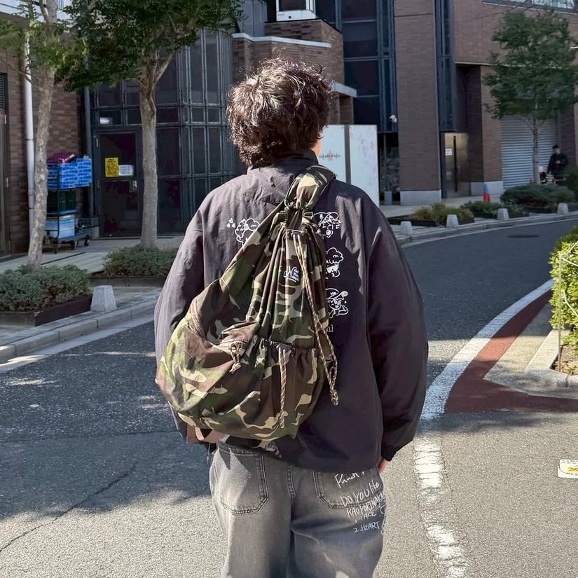 2way camo bag | kaoyorinakami