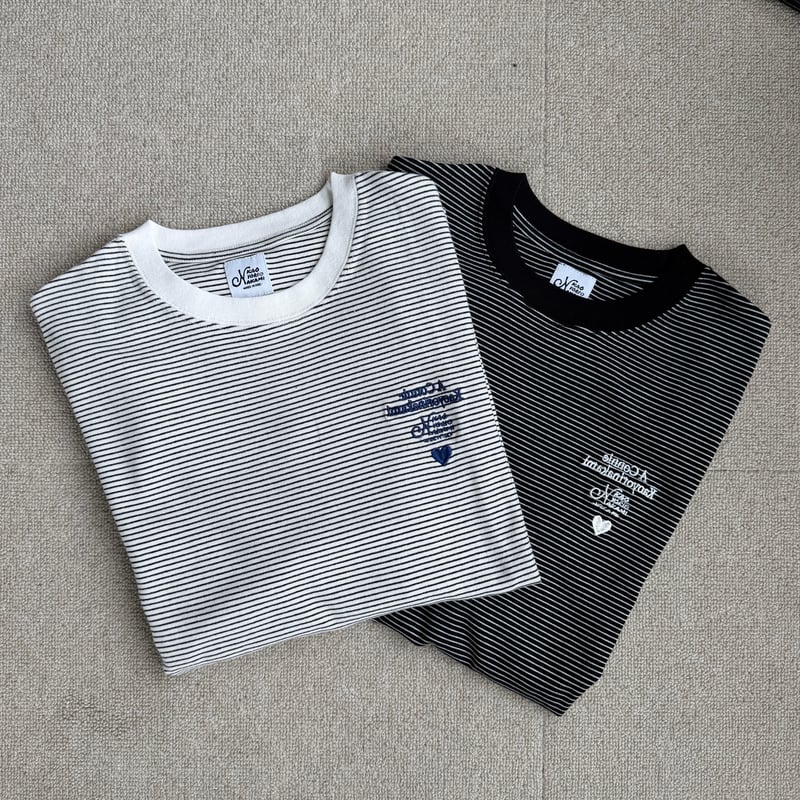 Connie border tee | kaoyorinakami
