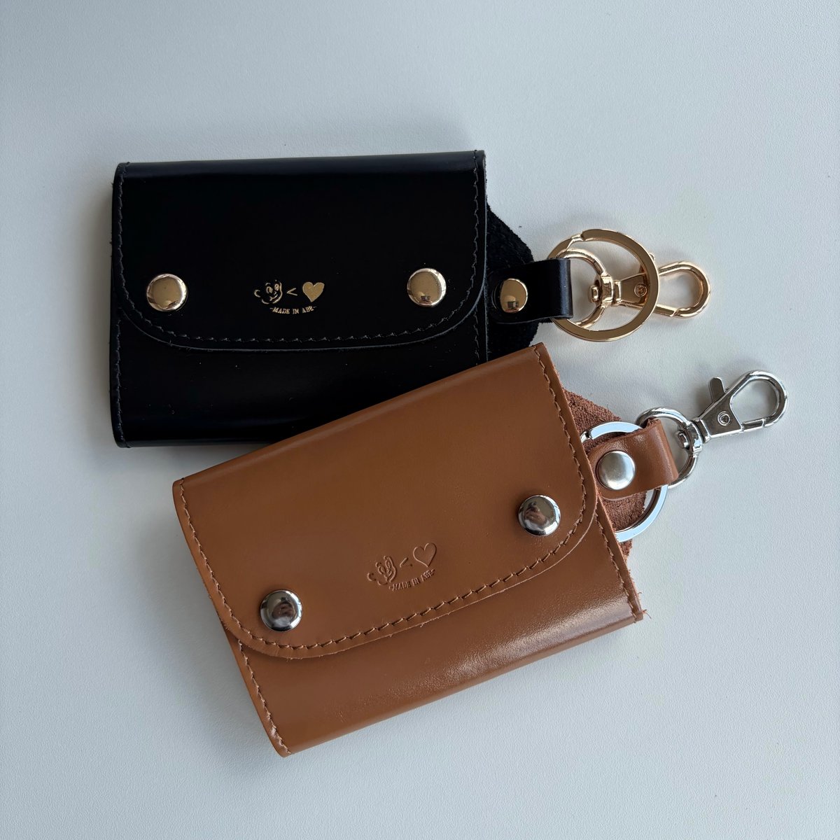 ☺︎<❤︎ leather keycase | kaoyorinakami