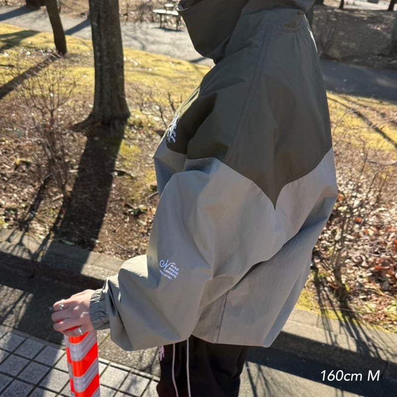 ジャケット・アウター bicolor nylon jacket kaoyorinakami bicolor nylon jacket | kaoyorinakami