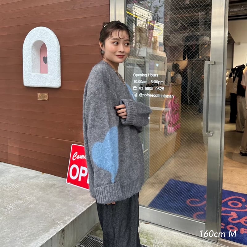 heart logo knit | kaoyorinakami heart logo knit | kaoyorinakami