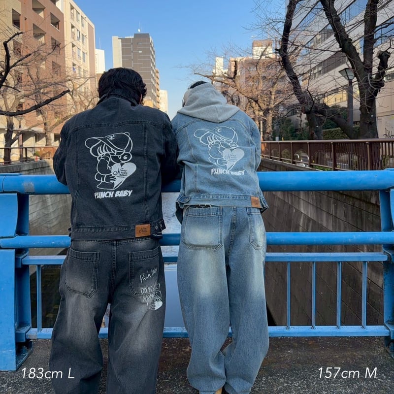 punchbaby denim jacket | kaoyorinakami
