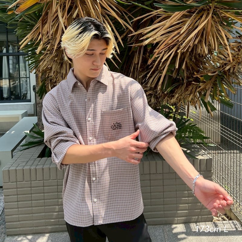 トップス Connie HS check shirt kaoyorinakami check shirt | kaoyorinakami
