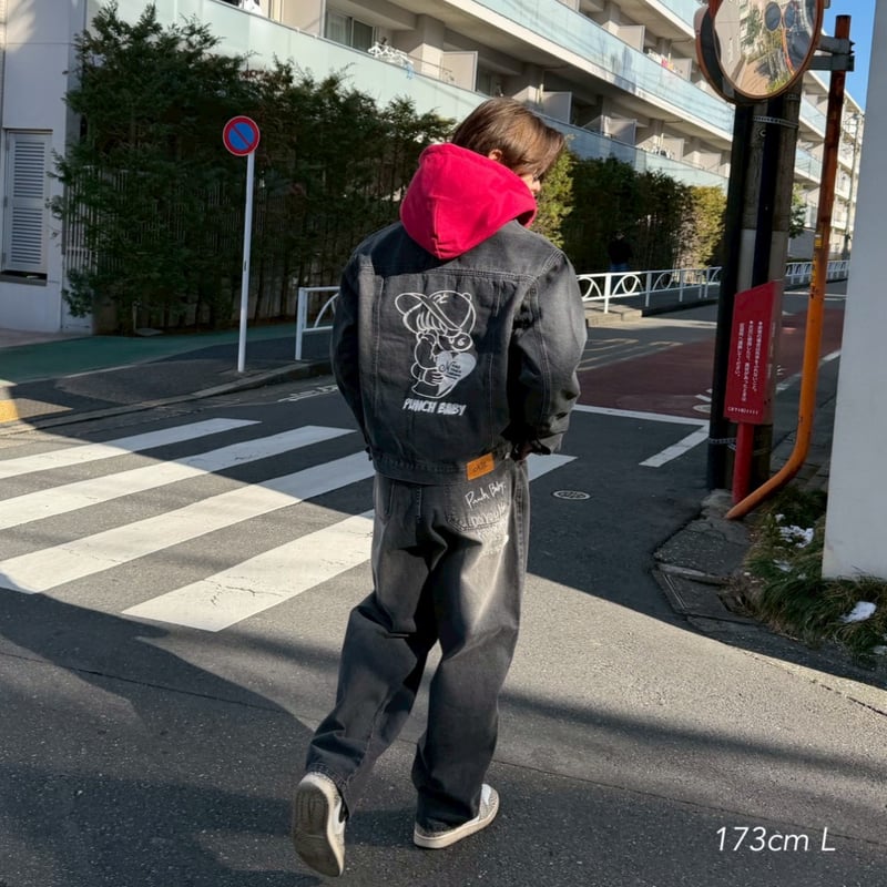 punchbaby denim jacket | kaoyorinakami