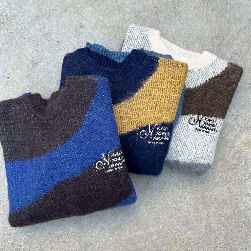 marble logo knit | kaoyorinakami