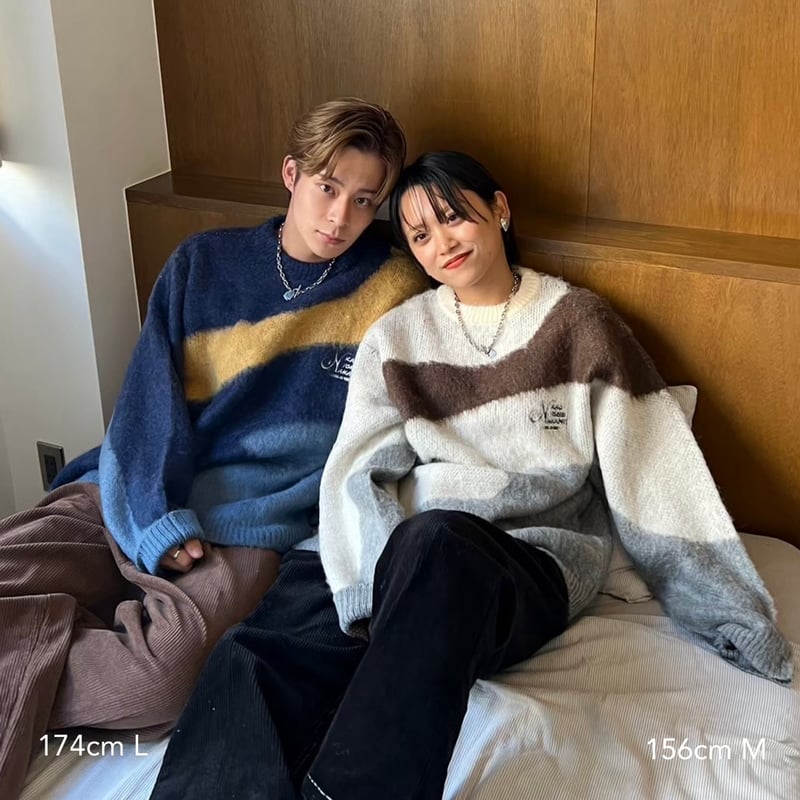 marble logo knit | kaoyorinakami