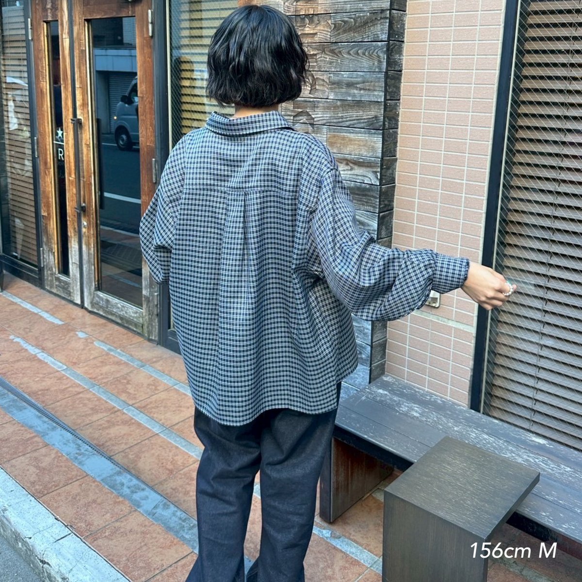 トップス Connie HS check shirt kaoyorinakami check shirt | kaoyorinakami