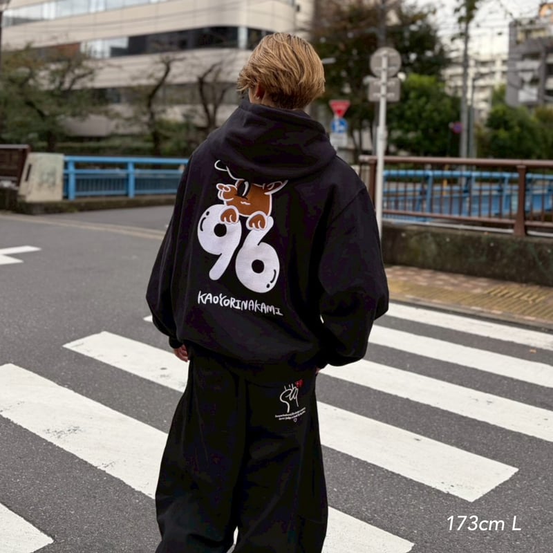 大きいサイズ✰*。ゆるかわトップス 96bear hoodie | kaoyorinakami