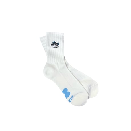 logo flower socks