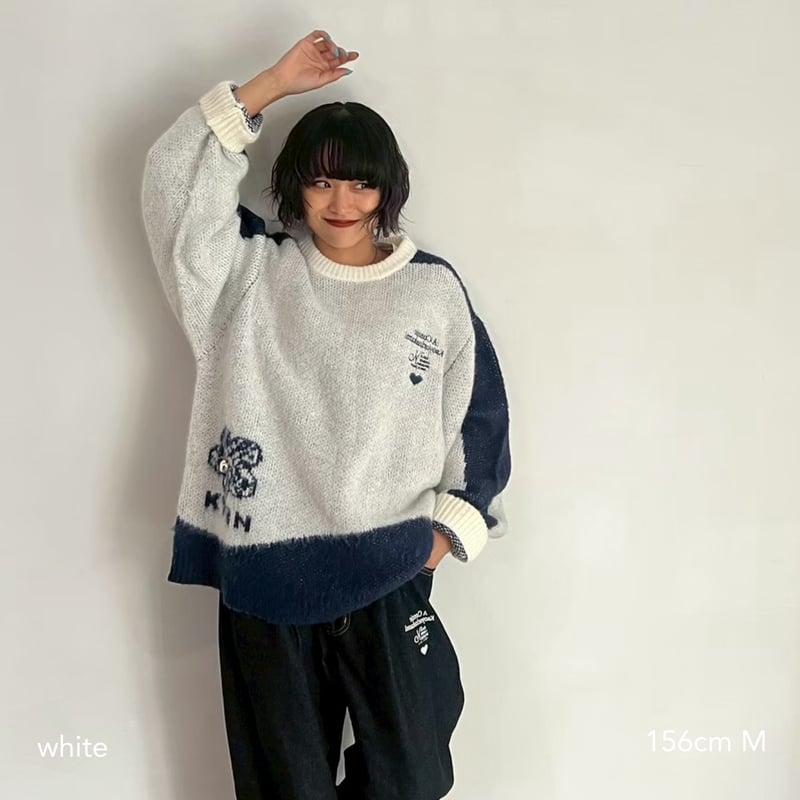 connie flower knit | kaoyorinakami