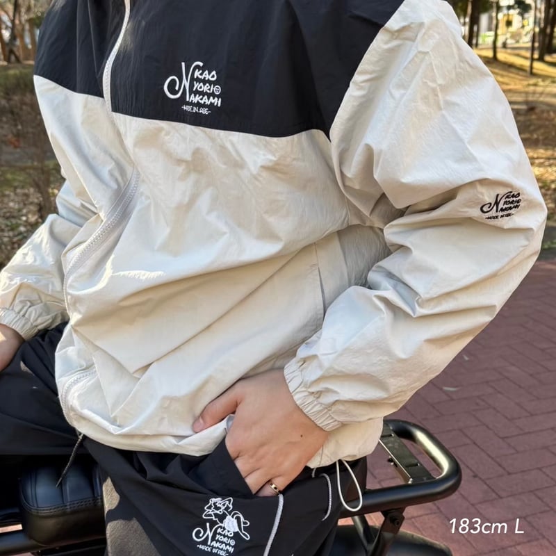 ジャケット・アウター bicolor nylon jacket kaoyorinakami bicolor nylon jacket | kaoyorinakami