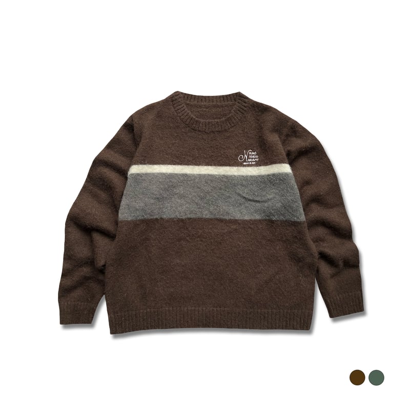 最終値下げ【完売品】kaoyorinakami logo knit ニットレッド heart logo knit | kaoyorinakami