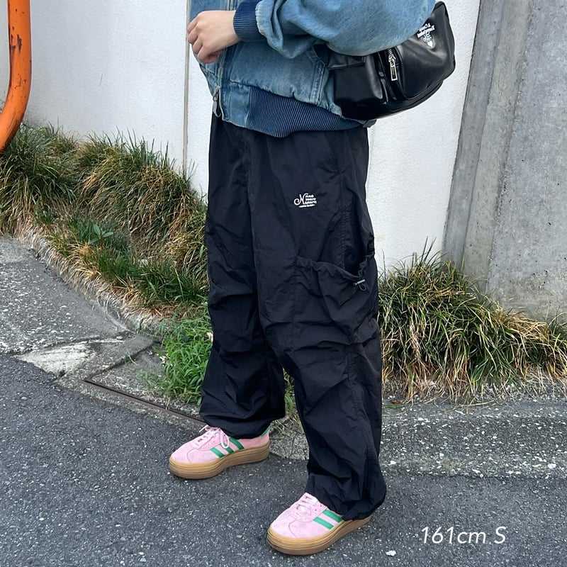 KAIKO nylon pants ナイロンパンツ KAIKO 【値下げ】KAIKO ナイロンパンツ KAIKO-24-020 ブラック