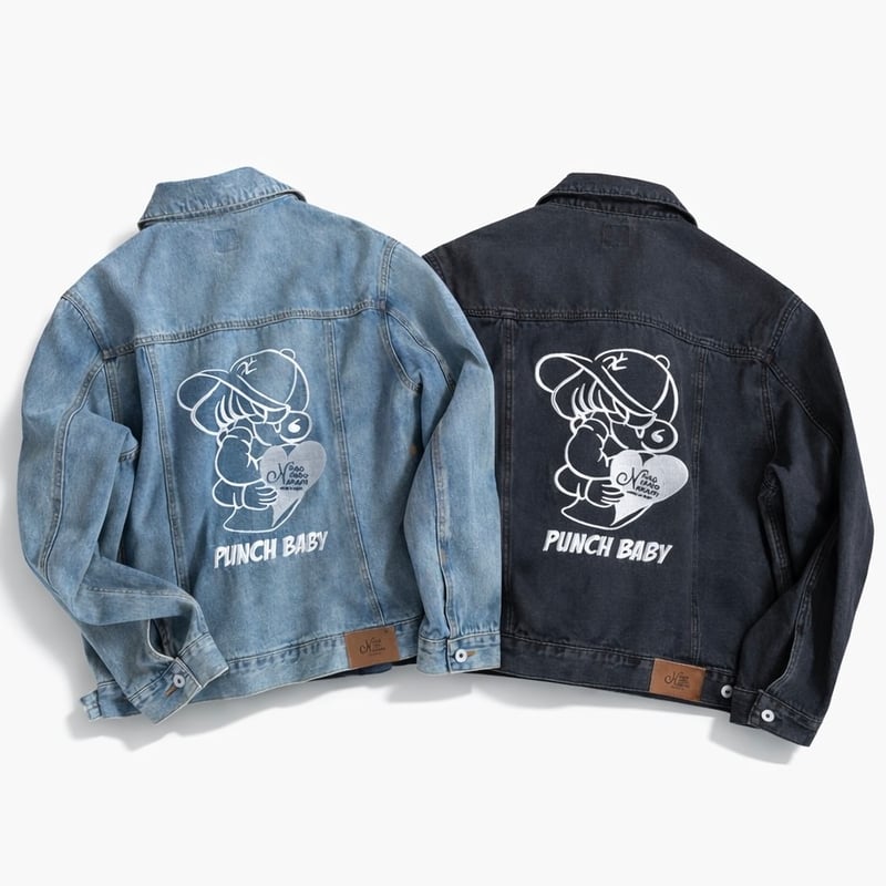 punchbaby denim jacket | kaoyorinakami