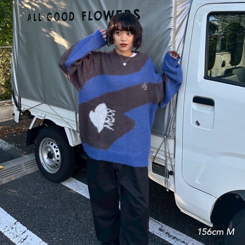 marble logo knit | kaoyorinakami