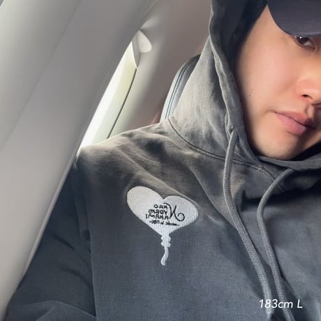 balloon pigment hoodie