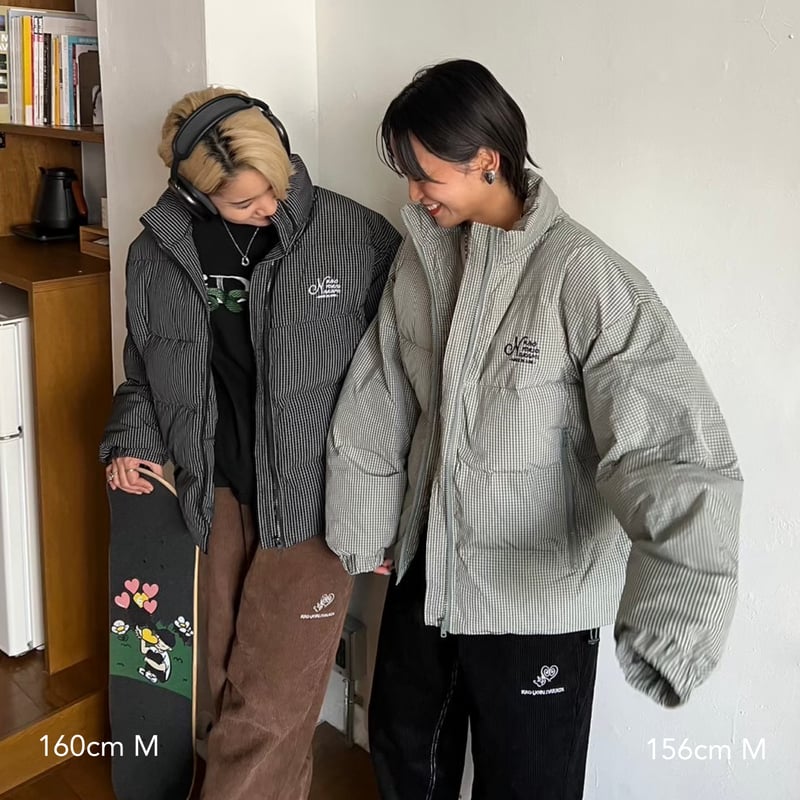 check panel blouson | kaoyorinakami