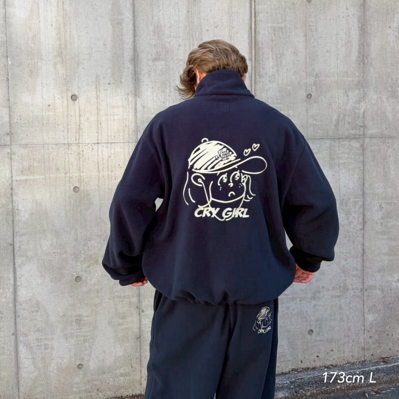 crygirl fleece jacket | kaoyorinakami