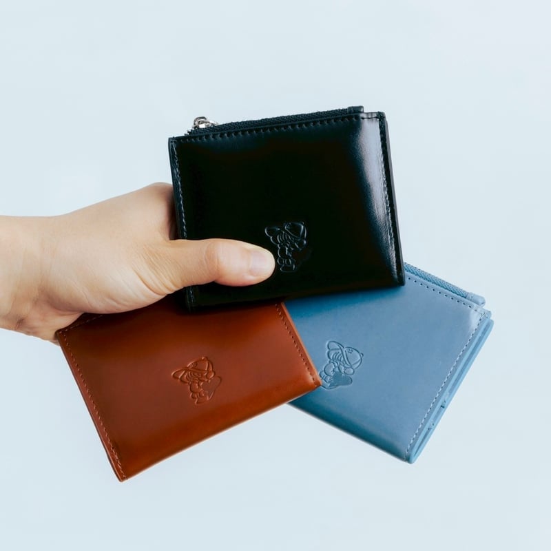 punchbaby leather wallet | kaoyorinakami