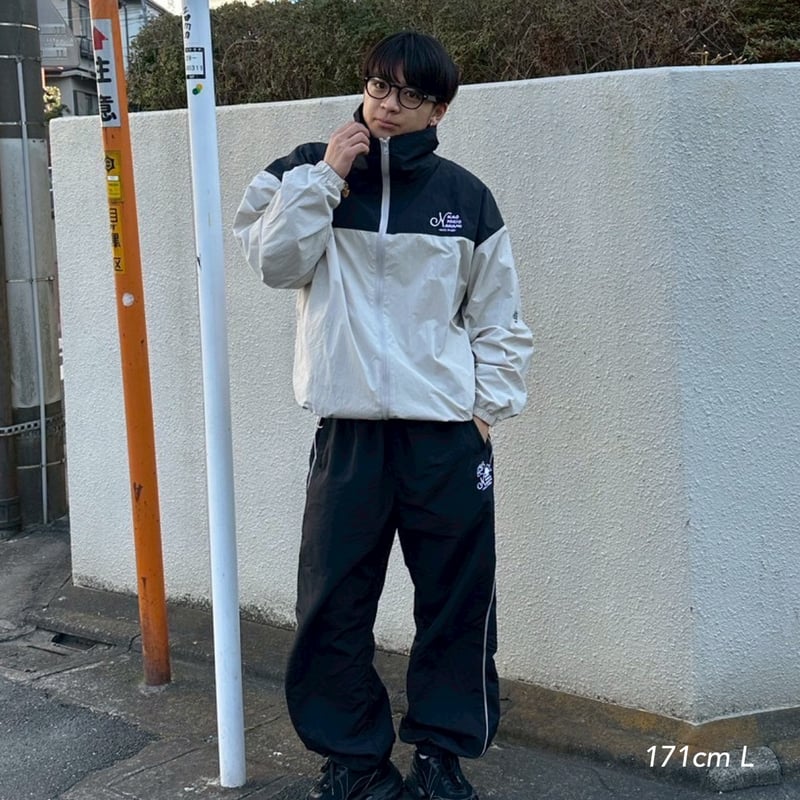 bicolor nylon jacket | kaoyorinakami