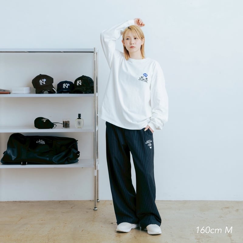Connie stripe pants | kaoyorinakami
