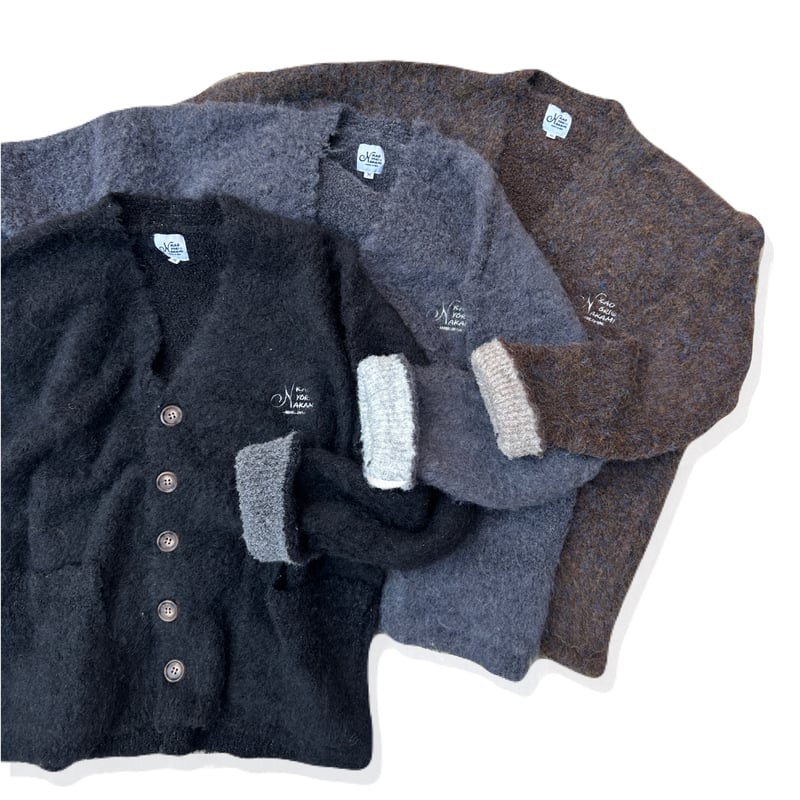 logo soft mood cardigan | kaoyorinakami