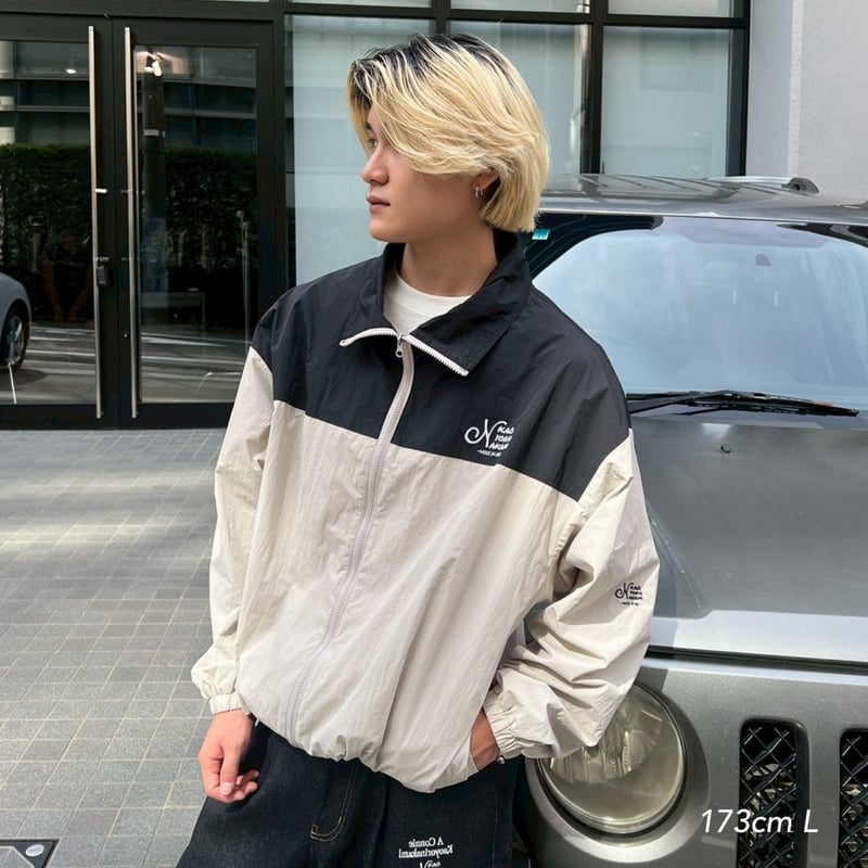 ジャケット・アウター bicolor nylon jacket kaoyorinakami bicolor nylon jacket | kaoyorinakami