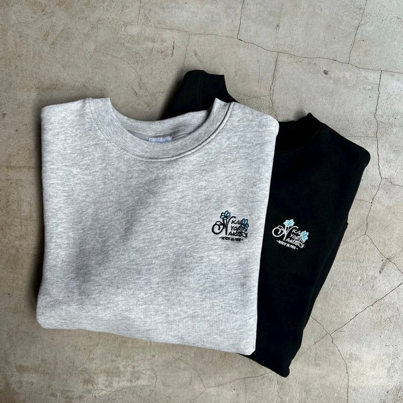 logo flower sweat | kaoyorinakami