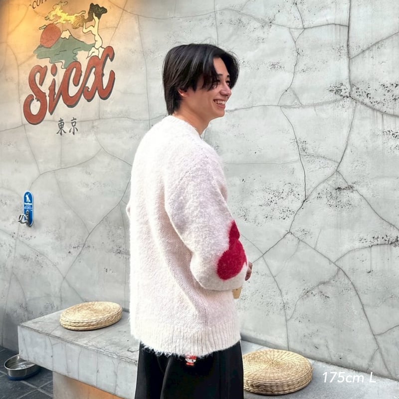 heart logo knit | kaoyorinakami
