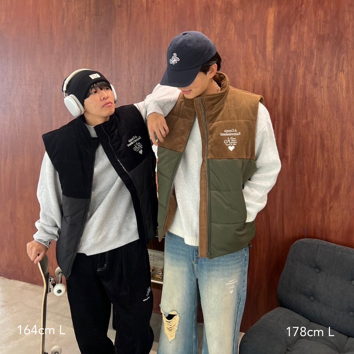 corduroy vest | kaoyorinakami