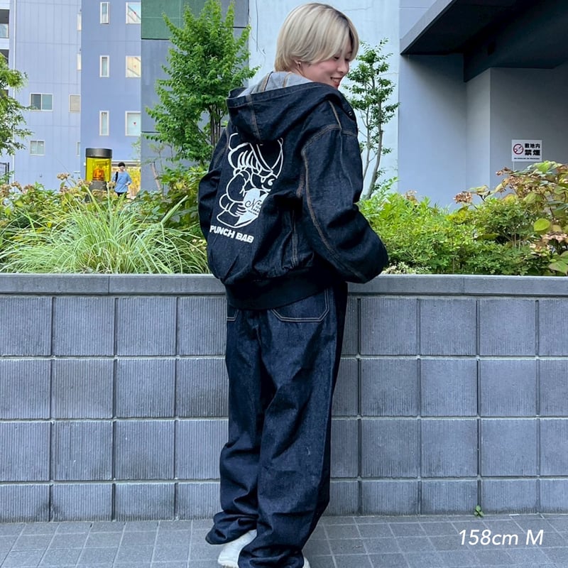 punchbaby denim jacket | kaoyorinakami