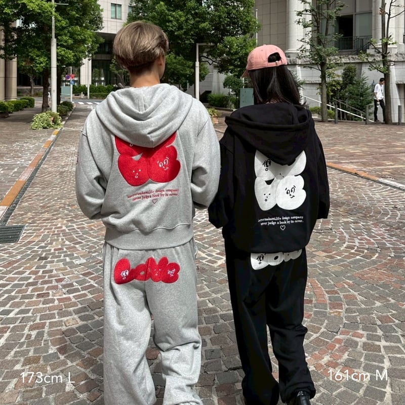 OUR LOVE sweat pants | kaoyorinakami