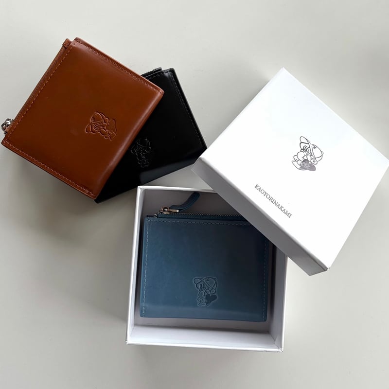 punchbaby leather wallet | kaoyorinakami