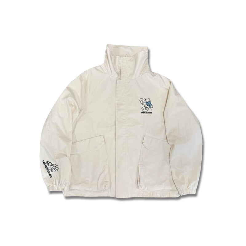 punchbaby flower nylon jacket | kaoyorinakami