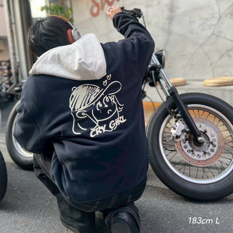 crygirl fleece jacket | kaoyorinakami