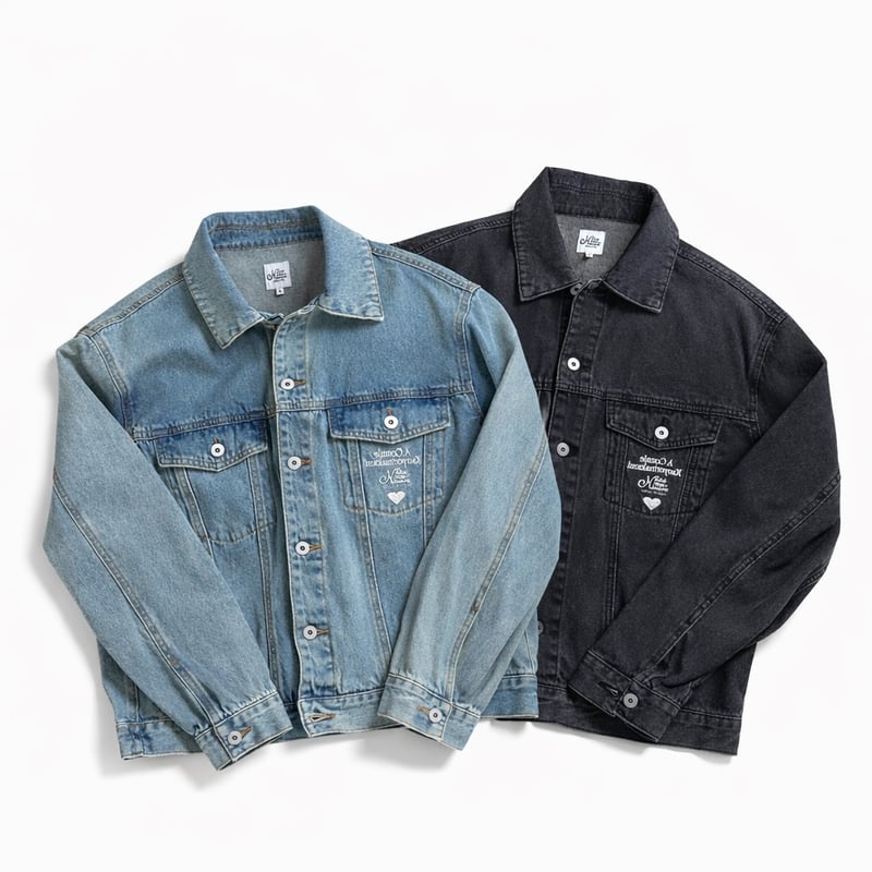 punchbaby denim jacket | kaoyorinakami