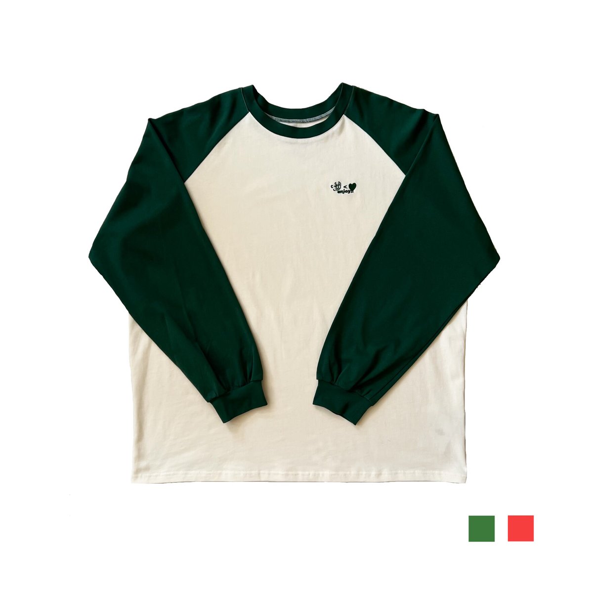 ☺︎<❤︎ raglan LS TEE