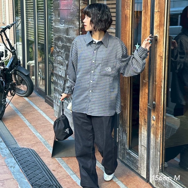 トップス Connie HS check shirt kaoyorinakami check shirt | kaoyorinakami
