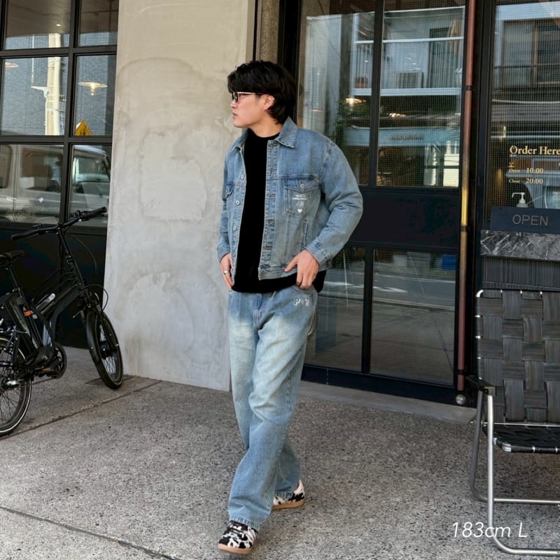 ジャケット・アウター kaoyorinakami punchbaby denim jacket punchbaby denim jacket | kaoyorinakami