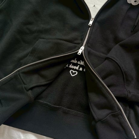 OUR LOVE zip hoodie