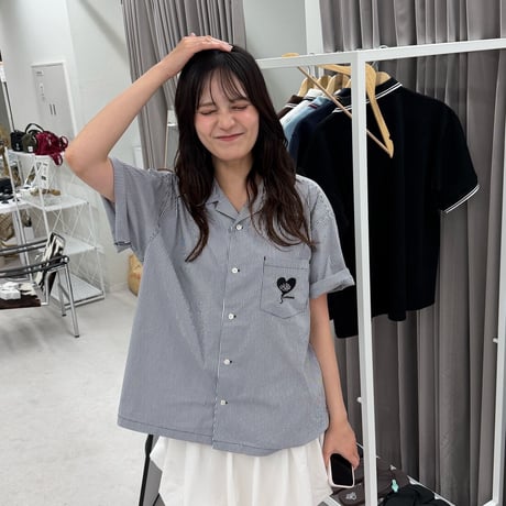 balloon stripe shirt