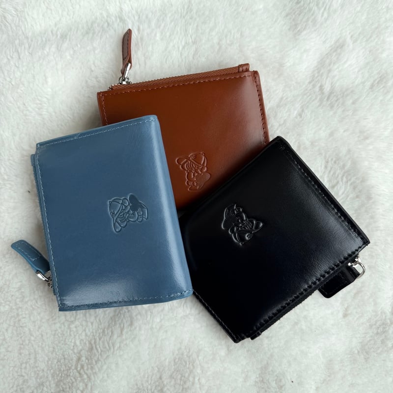 punchbaby leather wallet | kaoyorinakami