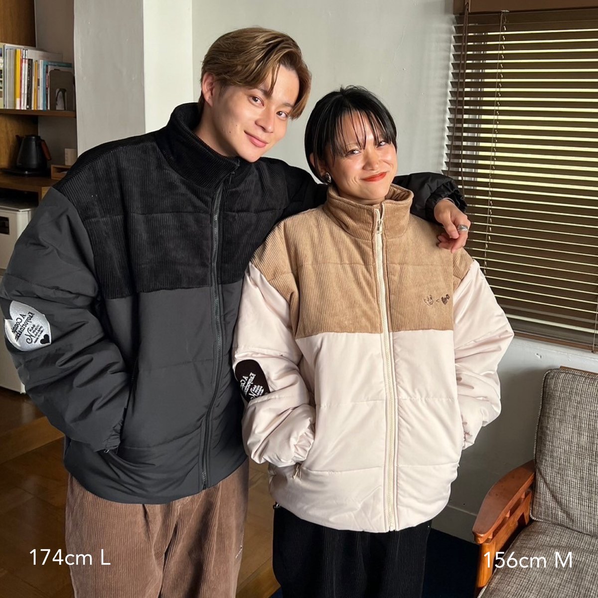 kaoyorinakami corduroy blouson