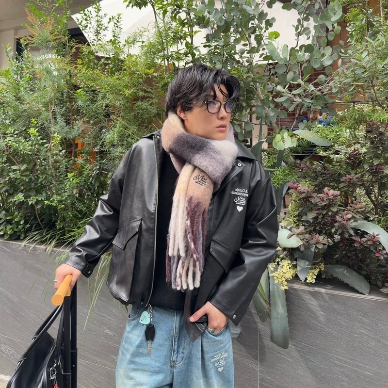 check scarf | kaoyorinakami