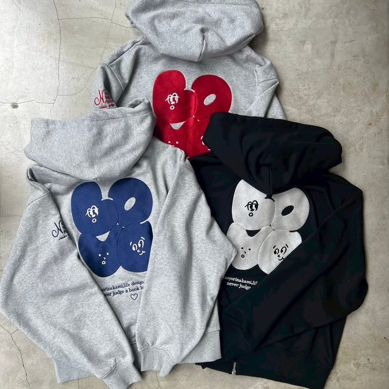 OUR LOVE zip hoodie | kaoyorinakami